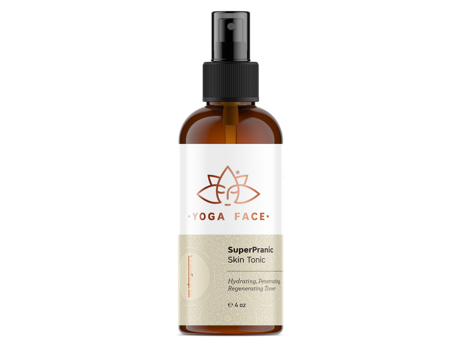 SuperPranic Skin Tonic botanical facial toner with rose otto neroli and tulsi by YogaFace