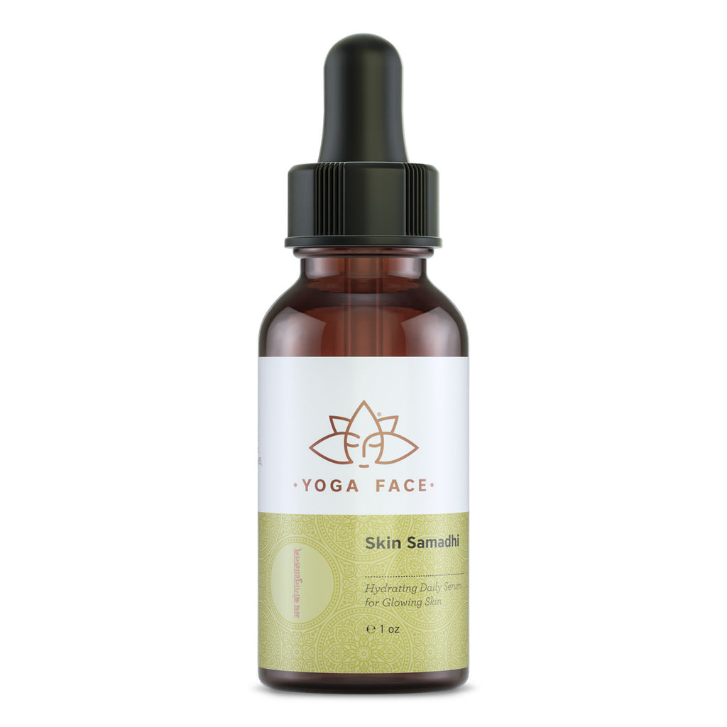 Skin Samadhi Face Serum hyaluronic acid face serum with ashwagandha and gotu kola by YogaFace