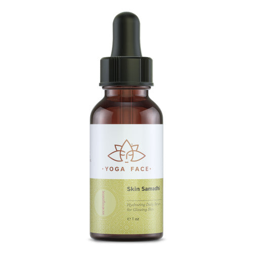Skin Samadhi Face Serum bottle for hydrating skincare ritual by YogaFace