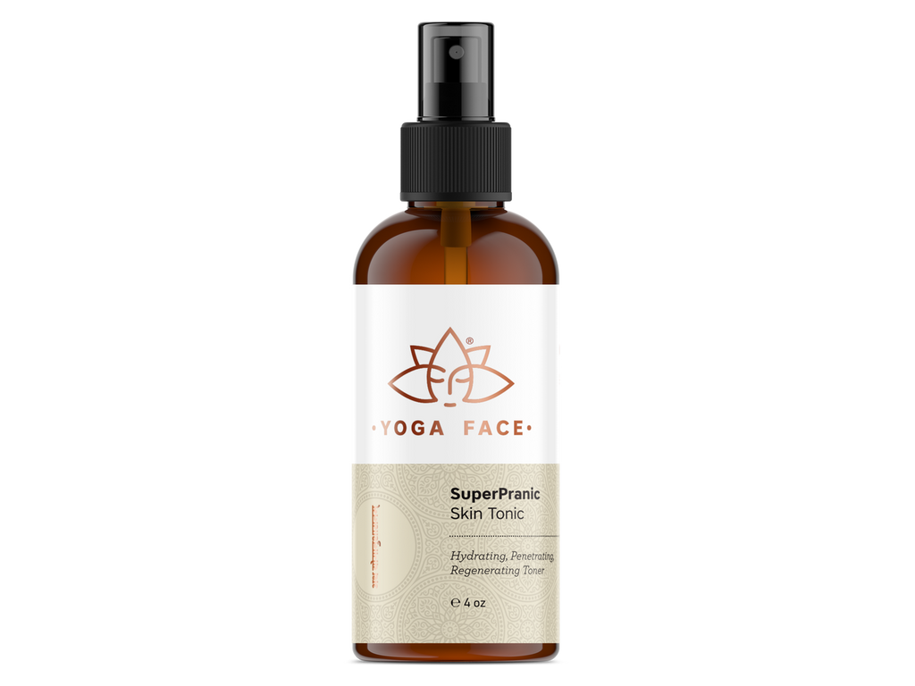 SuperPranic Skin Tonic botanical facial toner with rose otto neroli and tulsi by YogaFace