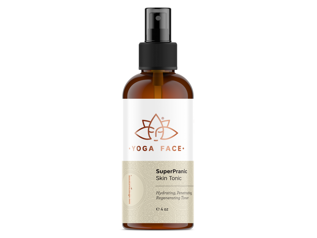 SuperPranic Skin Tonic botanical facial toner with rose otto neroli and tulsi by YogaFace