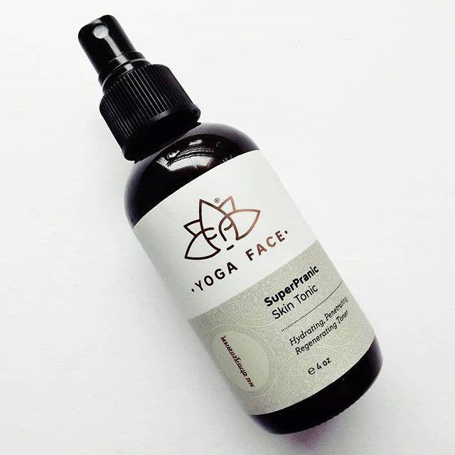 SuperPranic Skin Tonic bottle for daily face care ritual by YogaFace